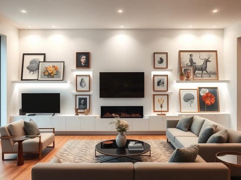 27 Stunning Large Blank Wall Ideas to Transform Your Living Room Space