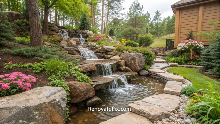 25 Small Garden Waterfall Ideas: From DIY Projects to Pondless Wonders