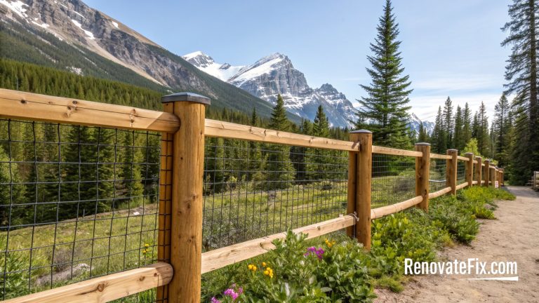 20 Stunning Wood and Wire Fence Designs to Elevate Your Outdoor Space