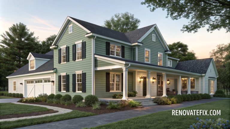 31 Exterior Color Palette Ideas: From Sage Green to Dark Green Farmhouse Designs
