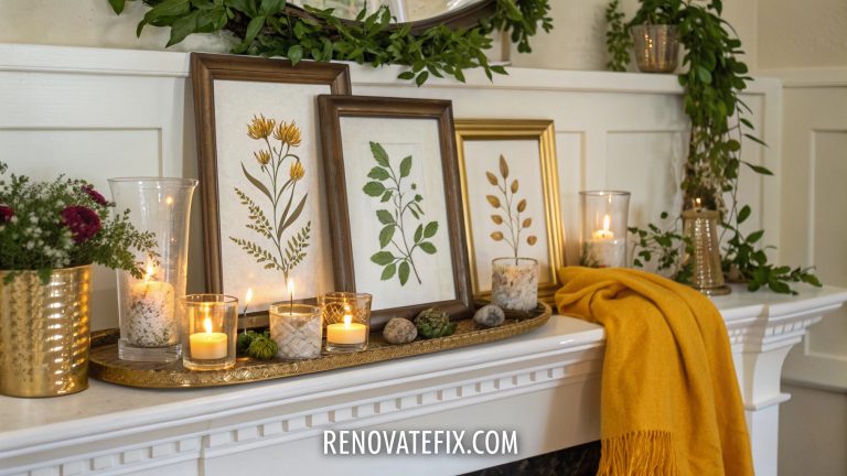 23 Summer Mantel Decorating Ideas with Coastal Flair and Vintage Charm