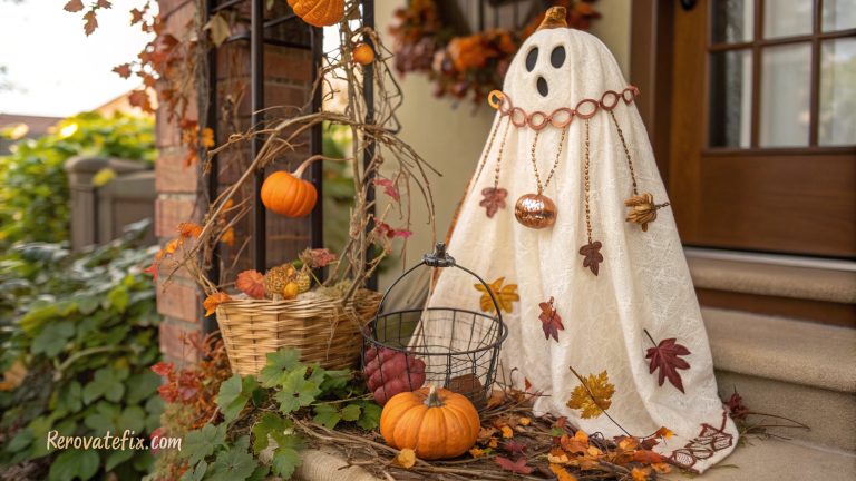 20 Tomato Cage Ghost Crafts: Spooktacular Decorations for Halloween
