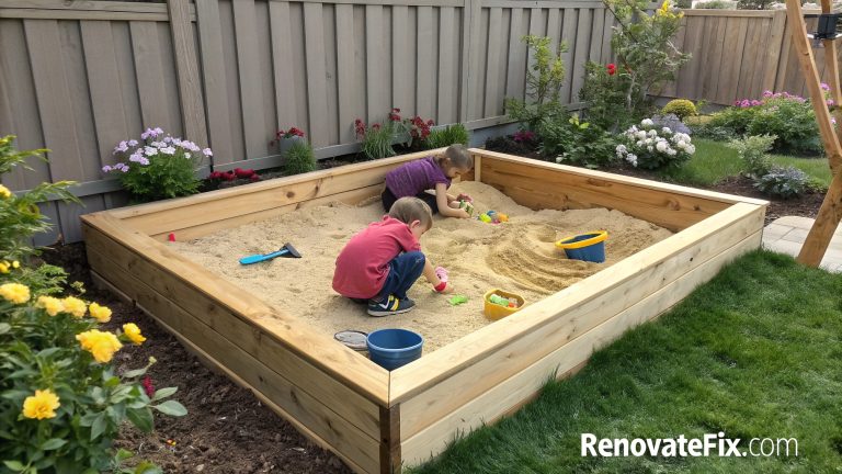 20 Amazing DIY Sandbox Projects Your Kids Will Love